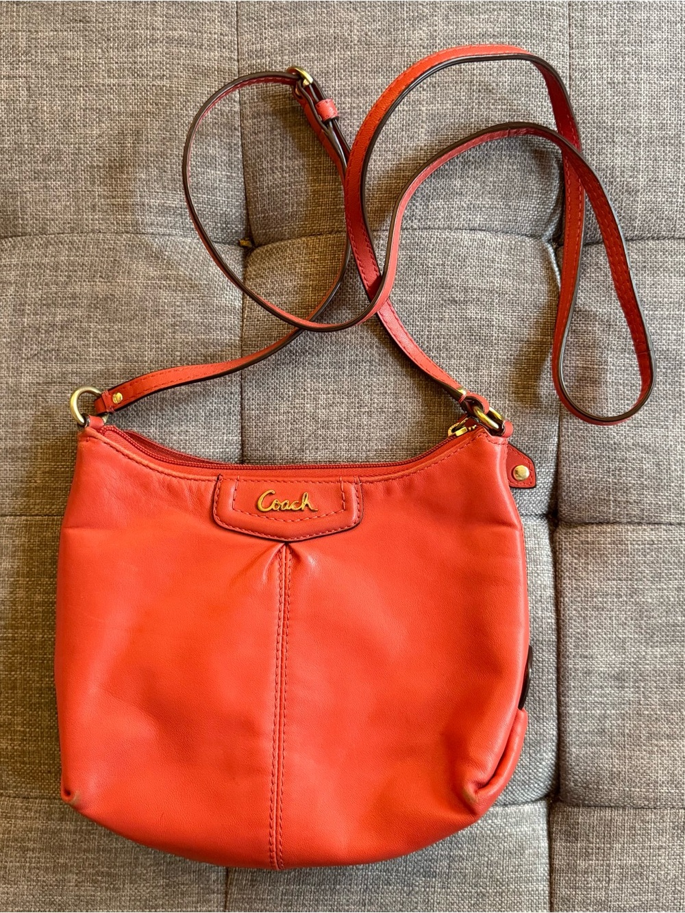 Coach Red/Orange Crossbody